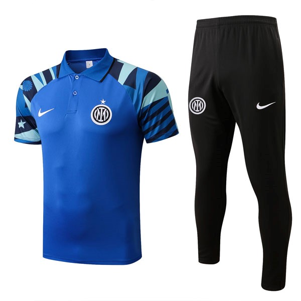Polo Inter Milan Conjunto Completo 2022/23 Azul